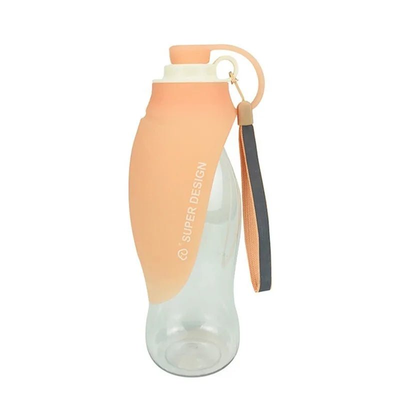 580ml Dog Water Bottle for Walking, Pet Water Dispenser Feeder Container Portable with Drinking Cup Bowl Outdoor Hiking, Travel - PureShop