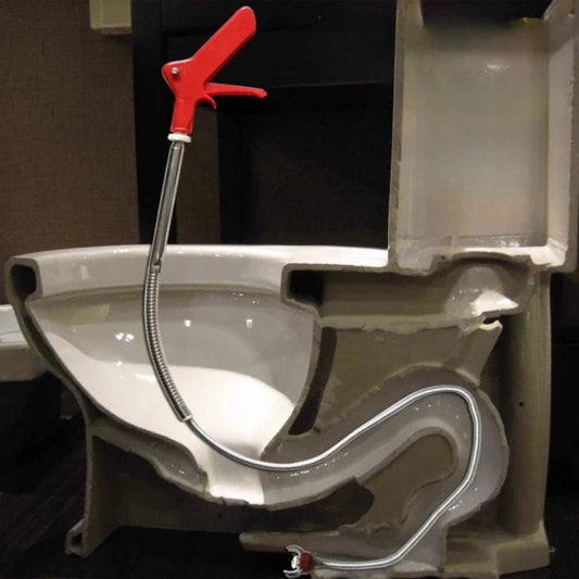 Toilet Unclogger Tool Pipeline Drain Unblocking Kit One-Stop Plumbing Cleaning Solution Floor Drains Sewers Efficient Durable