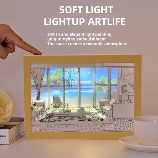 Painting Indoor Sunlight Window Wooden Photo Light