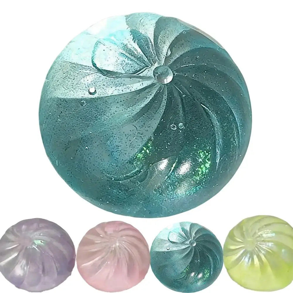 1/4PCS Squishy Stress Balls with Maltose Syrup Fun Gold Flour Buns Dumpling Shapes Antistress Fingertip Toys for Kids Gift