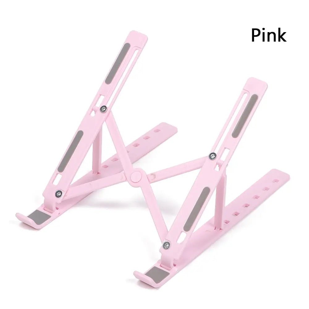 Adjustable Laptop Stand Folding Portable Desktop Holder Office Supplies Support For Notebook Computer Macbook Pro Air iPad - PureShop