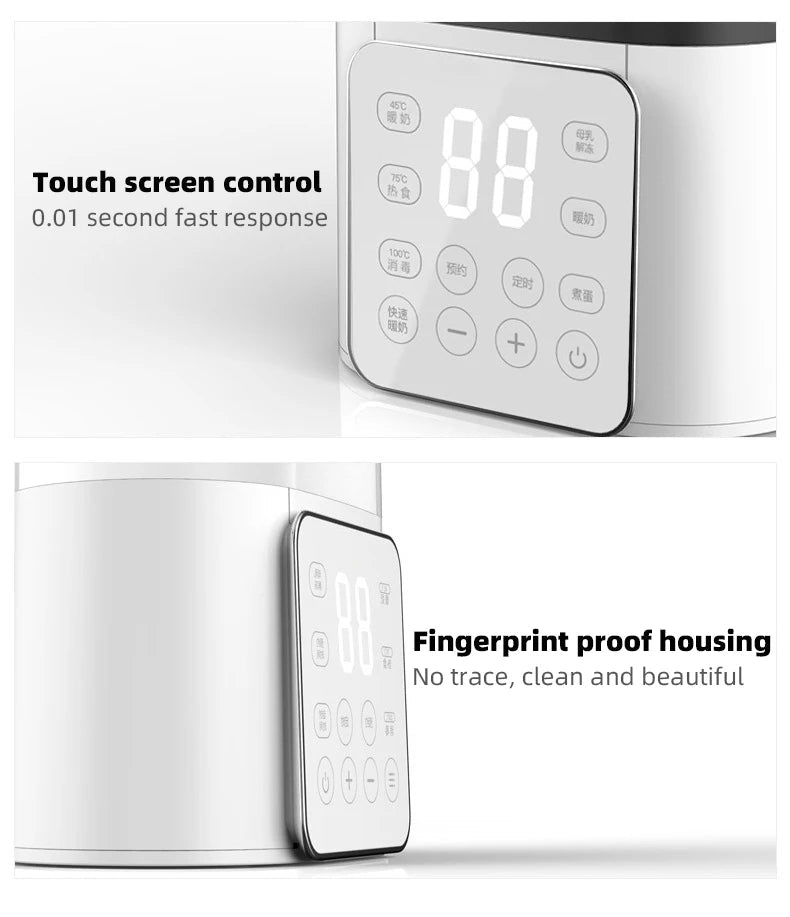 Baby Bottle Warmer Multi function Fast Baby Accessories Food Heater Milk Warmer Steriliser with ACcurate Temperature Control - PureShop