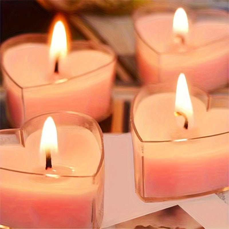 Heart-Shaped Tea Candles pureshop