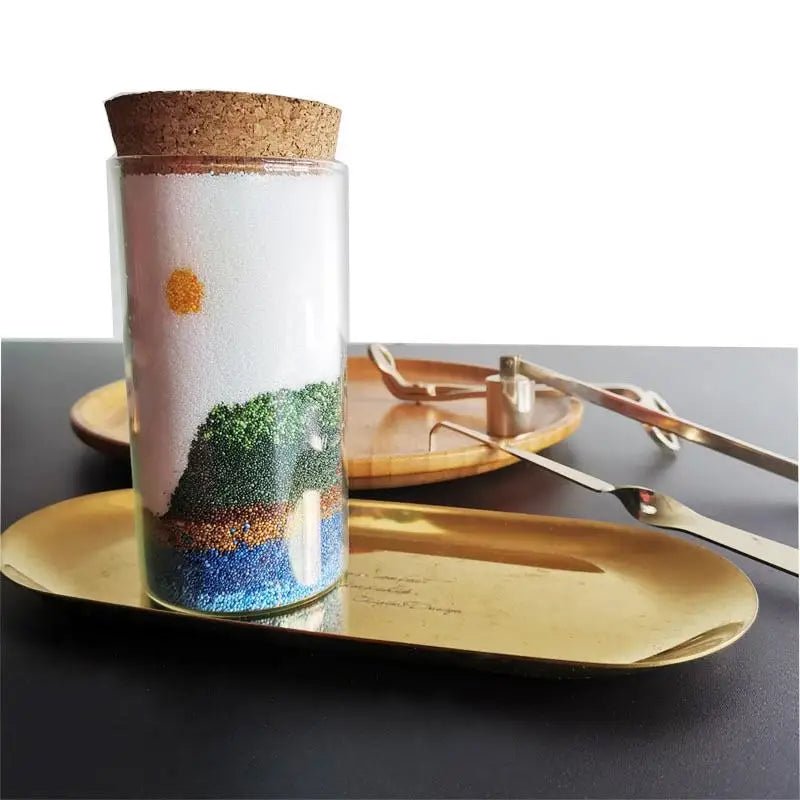 Colorful Combustible Sand Wax Candle Making Kit for Handcraft Lovers - PureShop