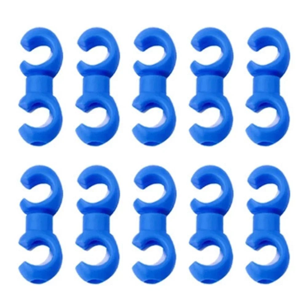 10pcs Bicycle Rotatable Line Pipe Buckle MTB Bike Derailleur Shift Cable Clips - PureShop