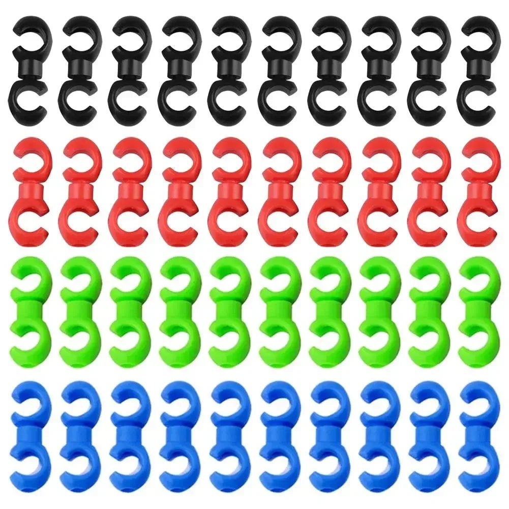 10pcs Bicycle Rotatable Line Pipe Buckle MTB Bike Derailleur Shift Cable Clips - PureShop