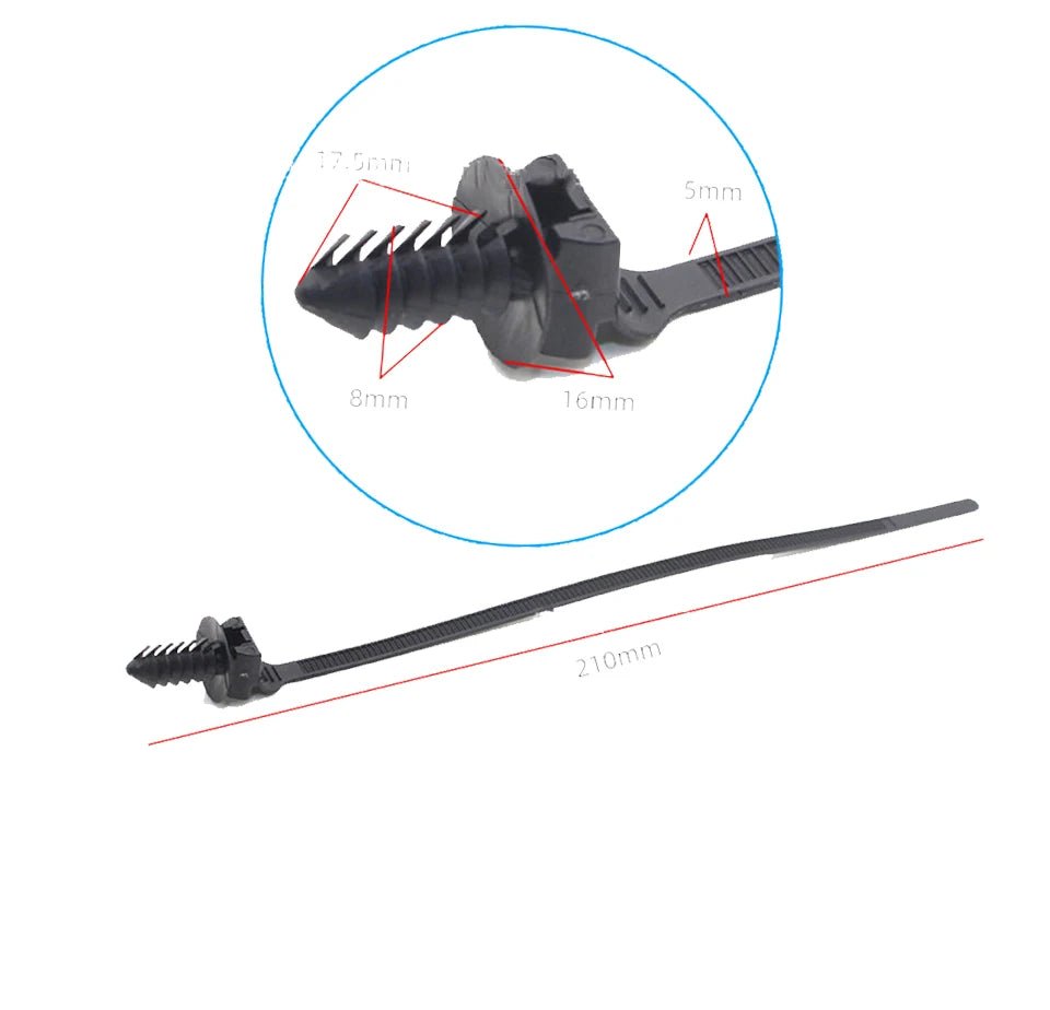 Car Wire Harness Fastener Clips Cable Ties Management Organizers - PureShop