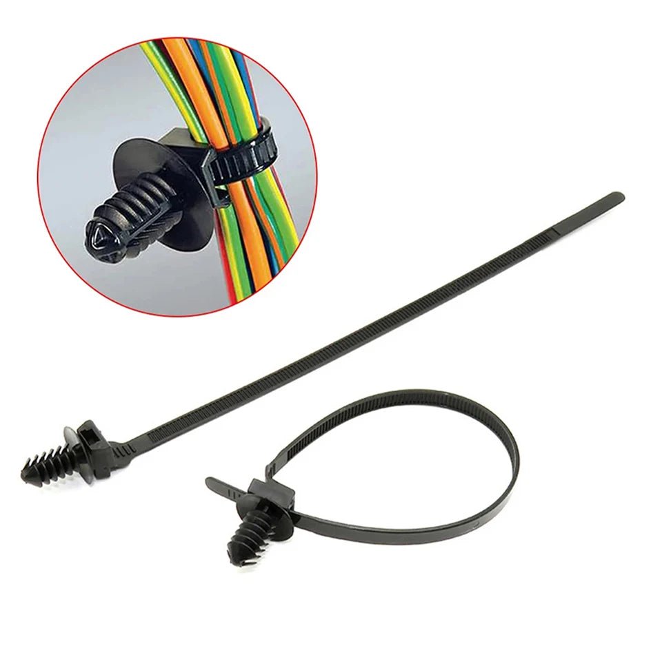 Car Wire Harness Fastener Clips Cable Ties Management Organizers - PureShop