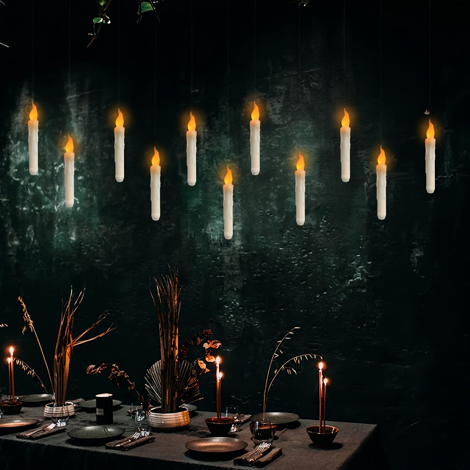 Remote-Controlled LED Candles Set for Events and Home Decor - PureShop