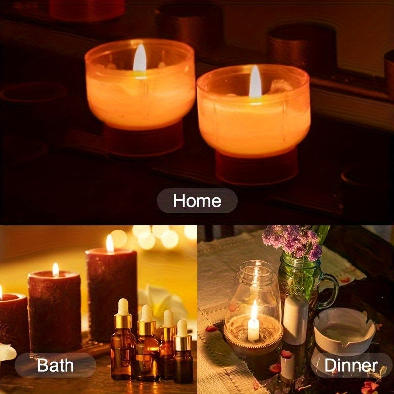 50/100pcs Value Pack Cotton Candle Wicks, Pre-Waxed Low Smoke Candle Making Kits With 5 Candle Wick Holders And 60 Glue Dots, For Soy Beeswax Adults Making Candles