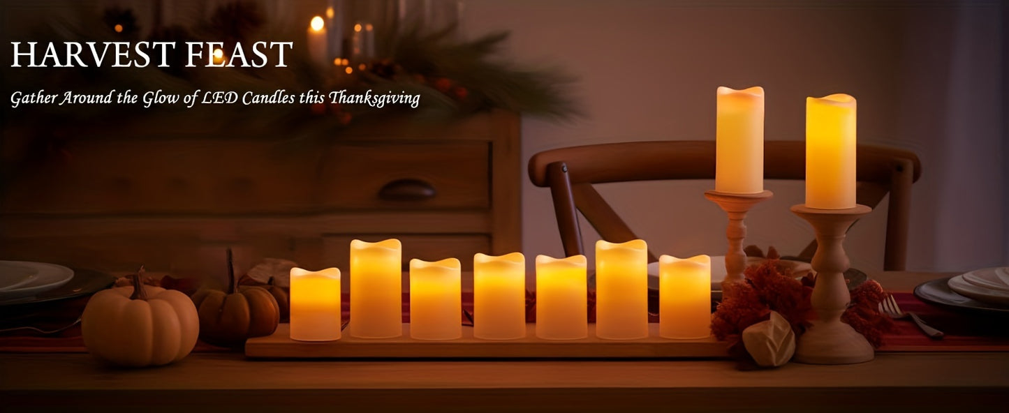 72 Indoor Outdoor Flameless Candle Lights, LED Candles with 4 Remotes And Timers (height 4 "5" 6 "X 2). 2 Inch) for Halloween Wedding Holiday Lights, Home Decorations, Gift-giving, Christmas IP44, Room Decor, Easter, Bedroom