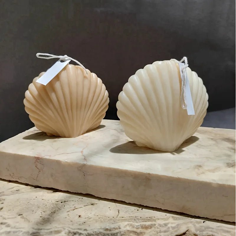1pc 3D Shell Silicone Scented Candle Mold for DIY Aromatherapy Wax and Clay Crafts - PureShop