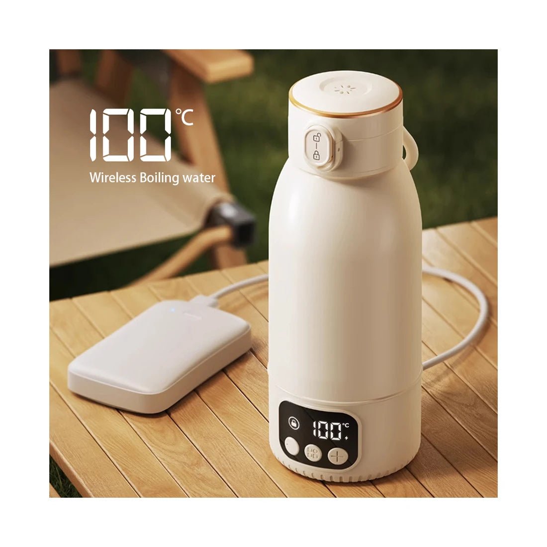 2025 New Upgrade Wireless Boiling Water Fast Heating Baby Bottle Warmer Travel Baby Milk Bottle Warmer Portable Milk Warmer - PureShop