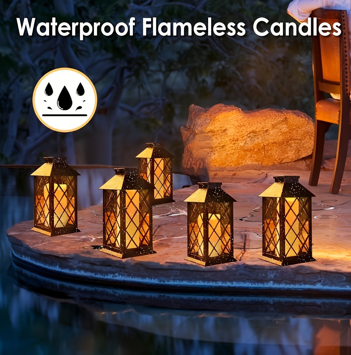 LED Flameless Candles Set with Remote Controls & Timer - PureShop
