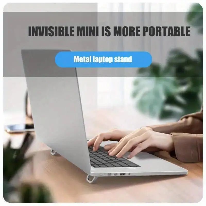 Portable Aluminum Laptop Stand Set with Keyboard Riser, Mini Notebook Stands - PureShop