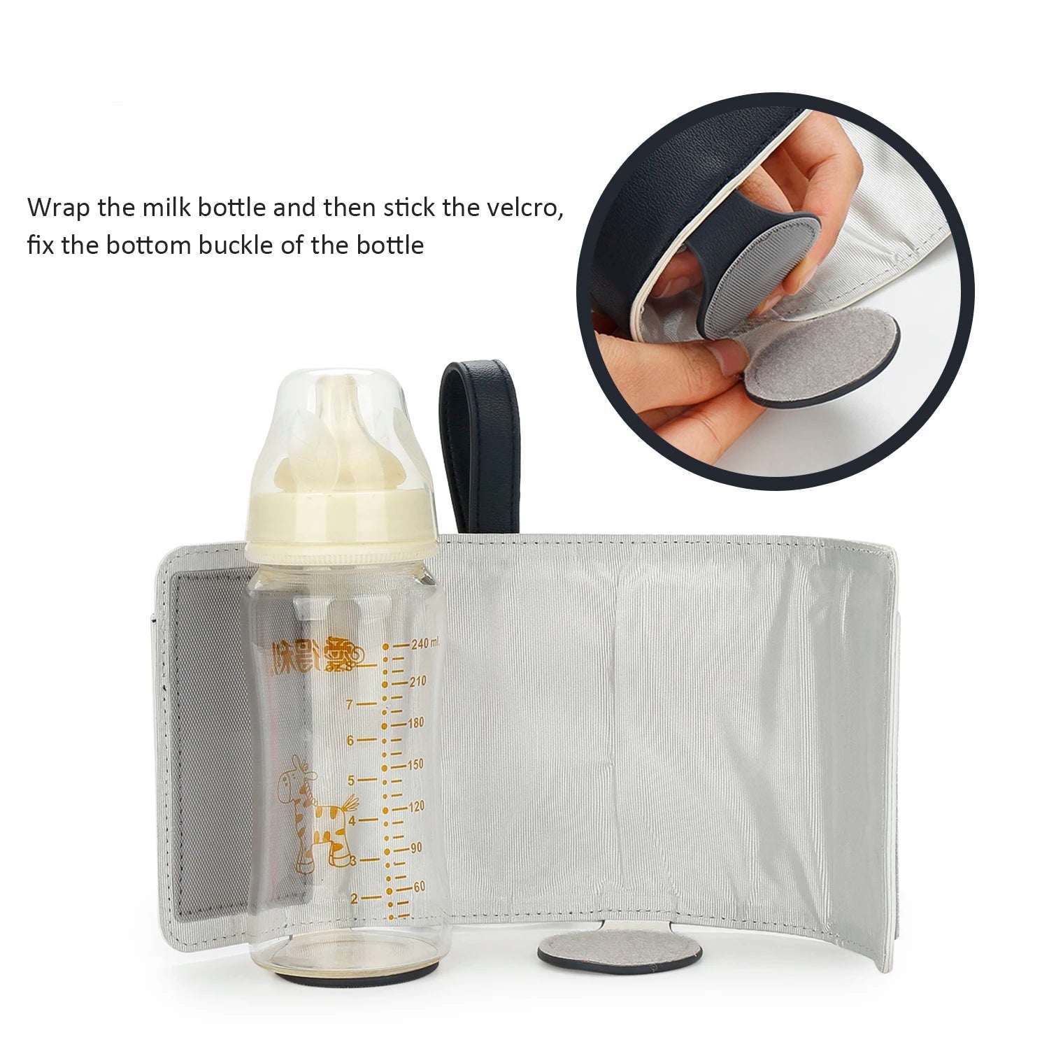 3 Temperature Adjustable Portable Baby Bottle Warmer, Portable Car Travel Bottle Warmer USB Milk Heat Keeper Baby Bottle Warmer - PureShop