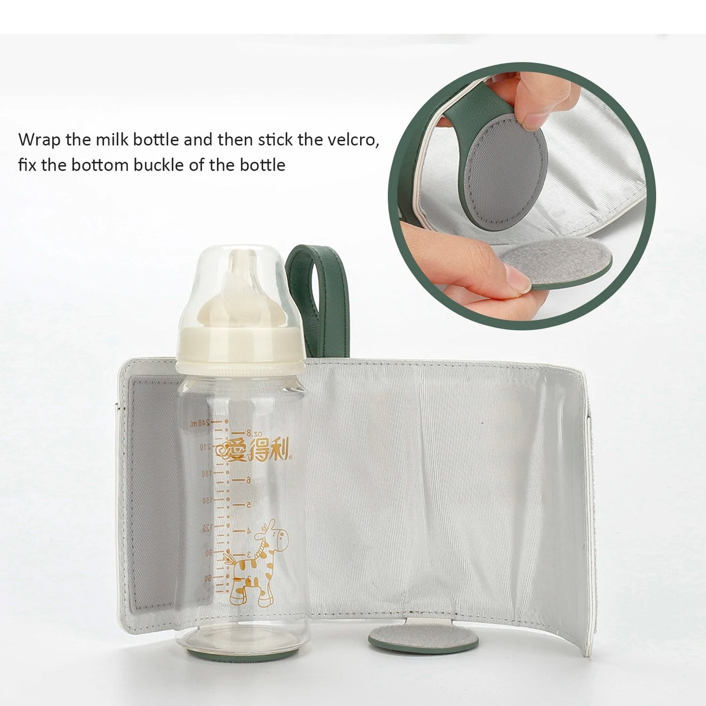 3 Temperature Adjustable Portable Baby Bottle Warmer, Portable Car Travel Bottle Warmer USB Milk Heat Keeper Baby Bottle Warmer - PureShop