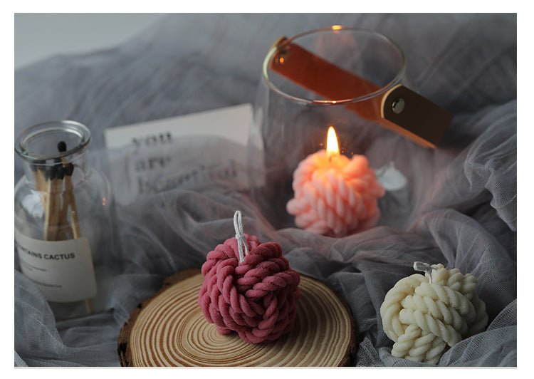 Wool Shape 3D Candle Mold for Scented Candles, DIY Soap Making & Resin Molds - PureShop