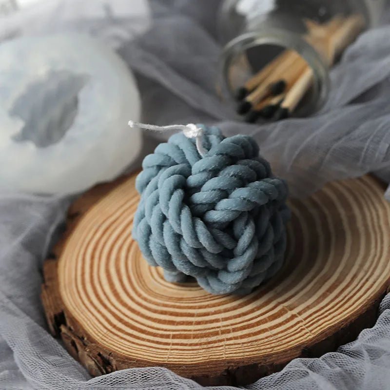 Wool Shape 3D Candle Mold for Scented Candles, DIY Soap Making & Resin Molds - PureShop