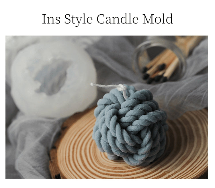 Wool Shape 3D Candle Mold for Scented Candles, DIY Soap Making & Resin Molds - PureShop