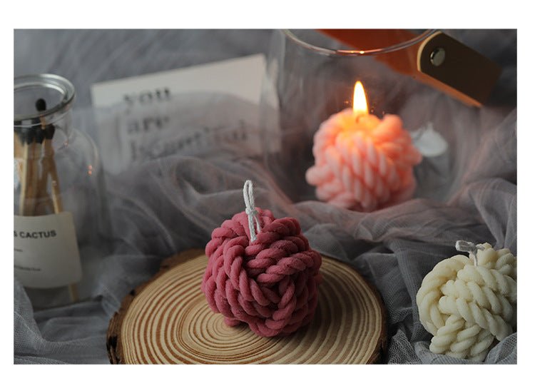 Wool Shape 3D Candle Mold for Scented Candles, DIY Soap Making & Resin Molds - PureShop