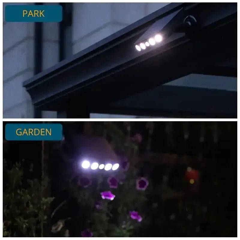 4 LED Powerful Solar Security Lights Outdoor Decor Sensor - Waterproof - PureShop