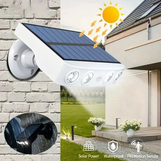 4 LED Powerful Solar Security Lights Outdoor Decor Sensor - Waterproof - PureShop