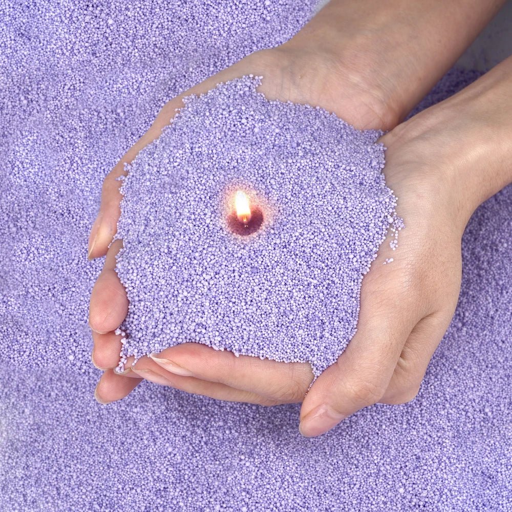 Colorful Combustible Sand Wax for Candle Making & DIY Decor - PureShop