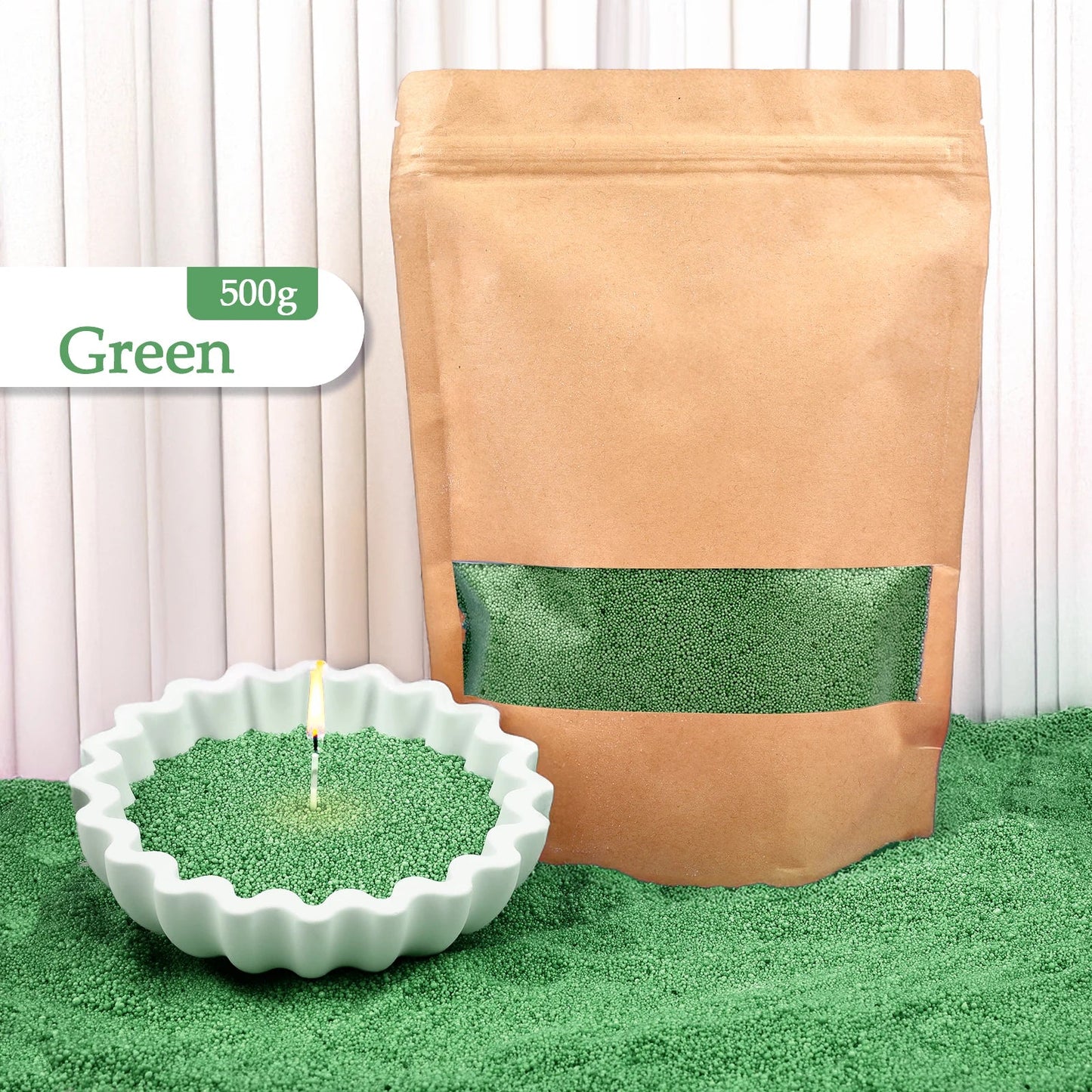 Colorful Combustible Sand Wax for Candle Making & DIY Decor - PureShop