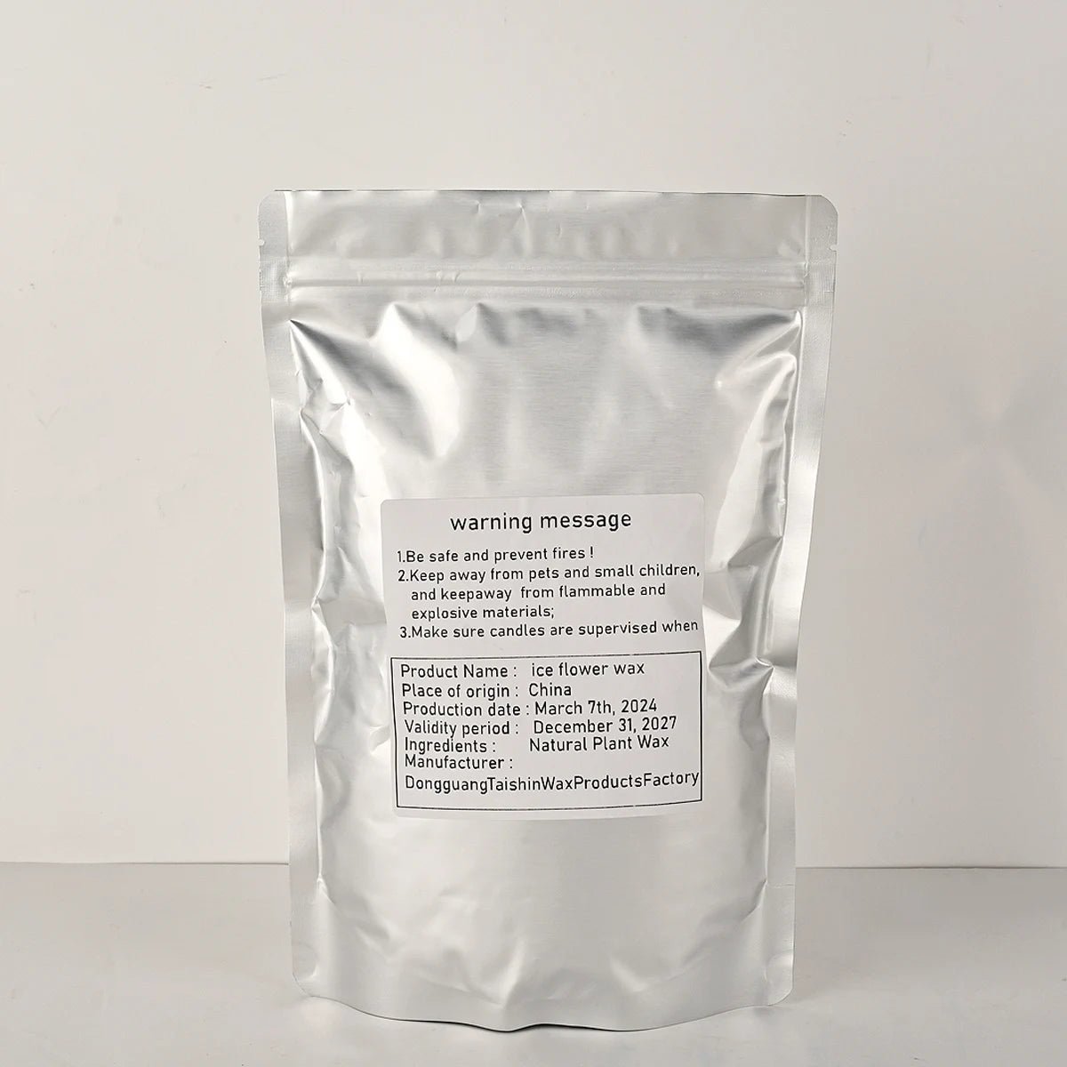 Snowflake White Sand Wax for DIY Scented Candle Making - PureShop