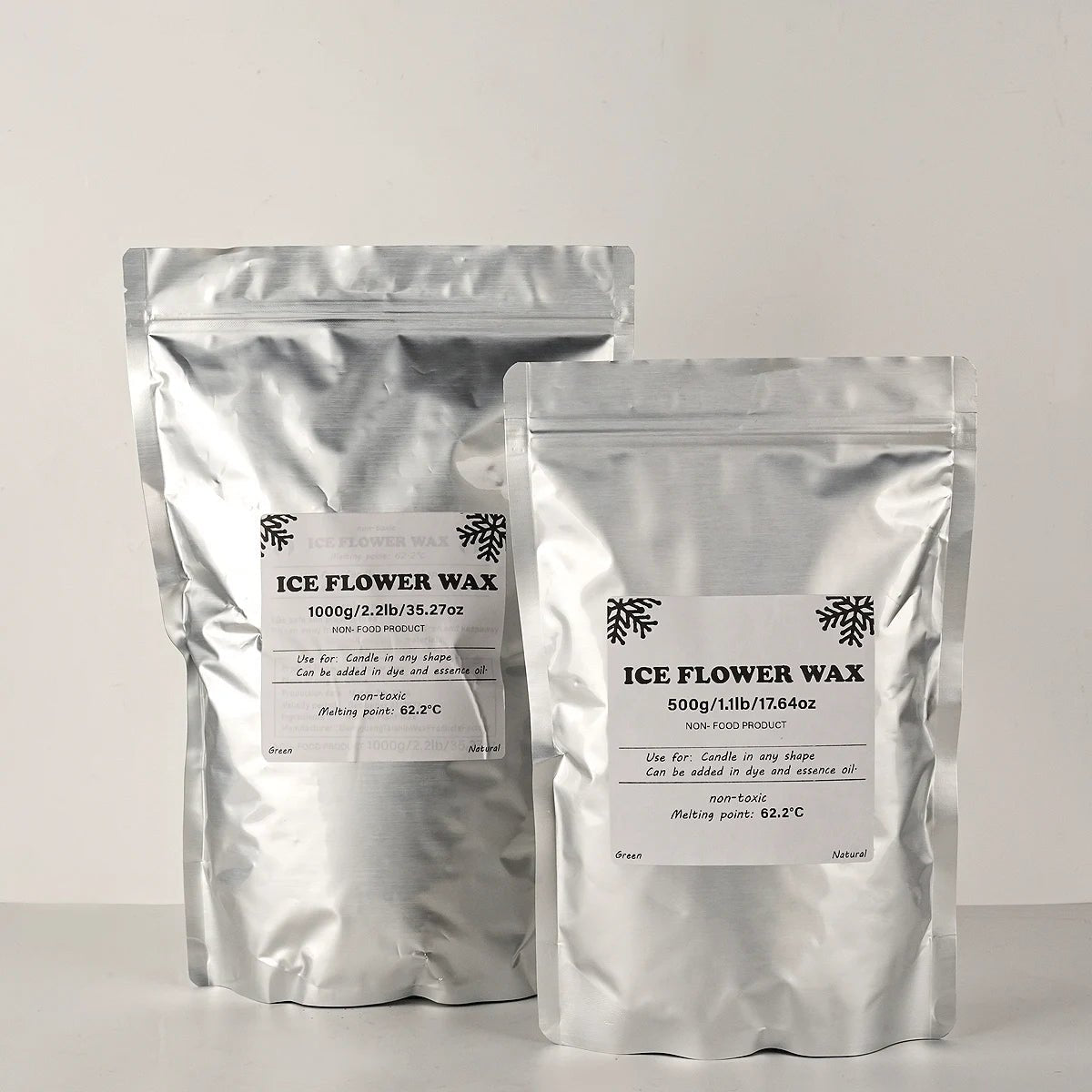 Snowflake White Sand Wax for DIY Scented Candle Making - PureShop