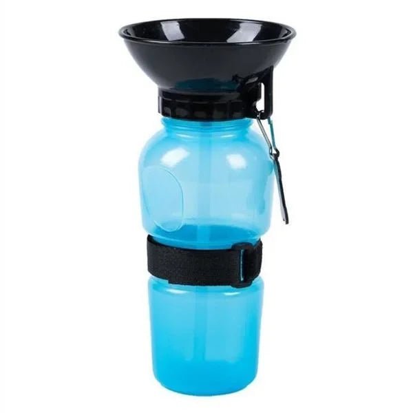 500ml Outdoor Portable Pet Dog Water Bottle Extrusion Large Dog Travel Water Cup Drinking Water Feeder Bowl for Dog Cat - PureShop