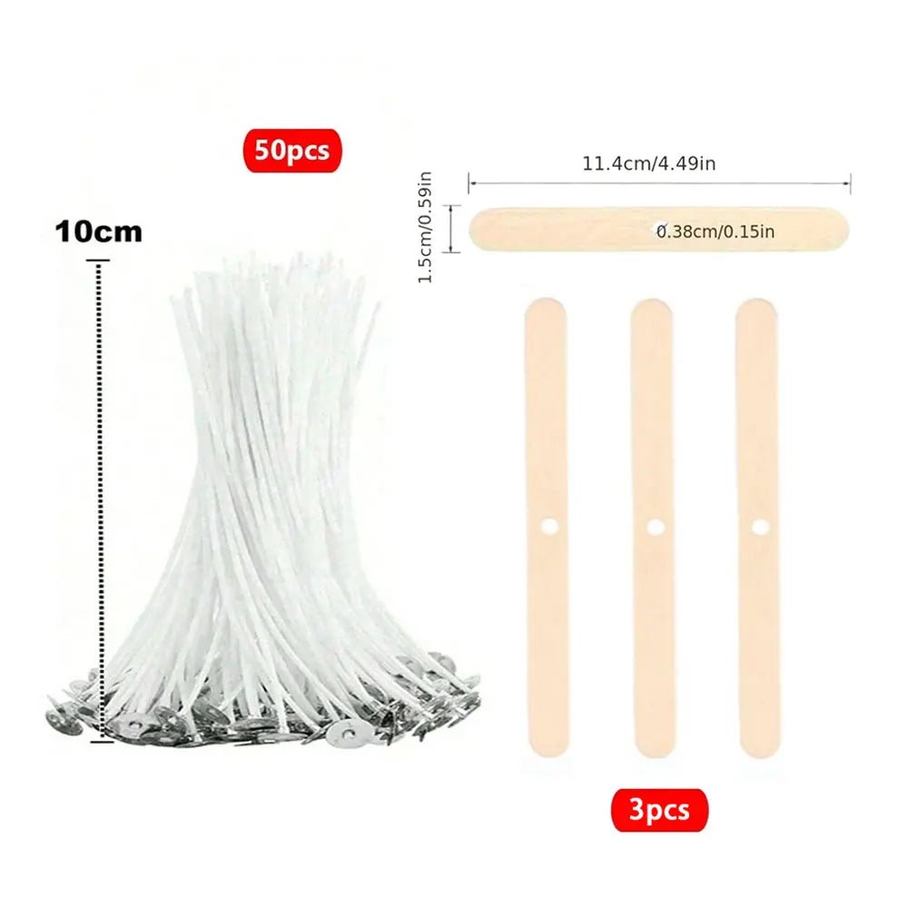 Cotton Candle Wicks Set with Stand PureShop