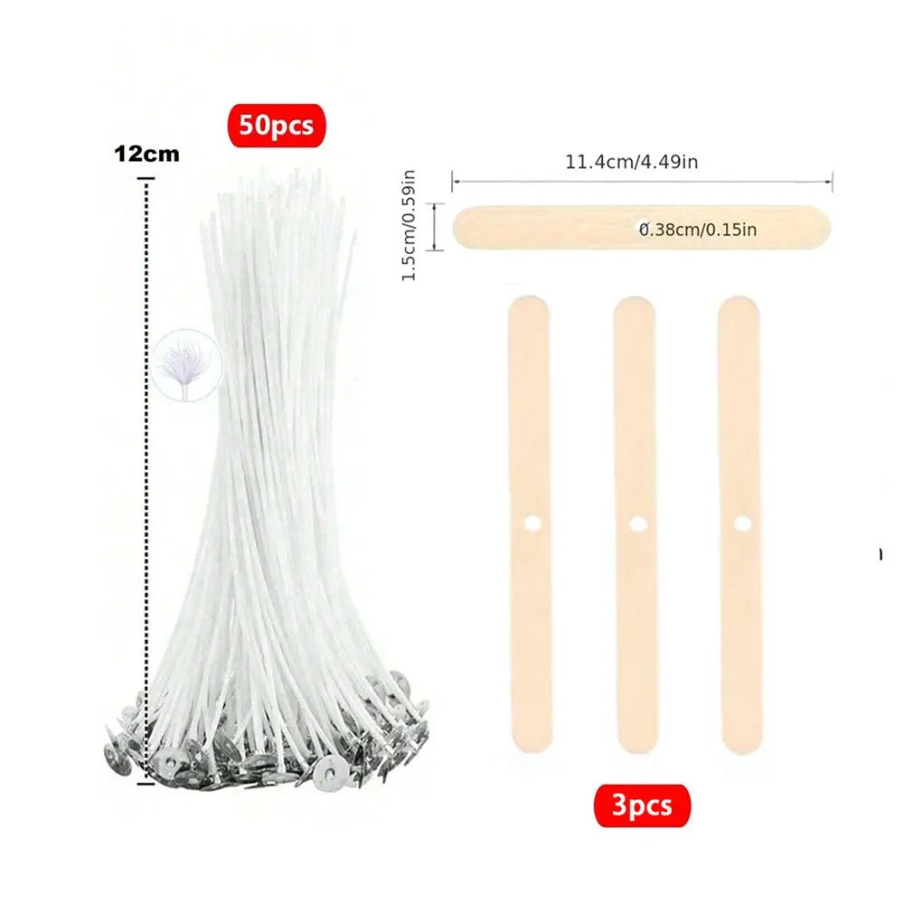 Cotton Candle Wicks Set with Stand PureShop