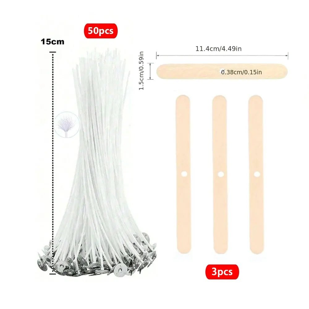 Cotton Candle Wicks Set with Stand PureShop