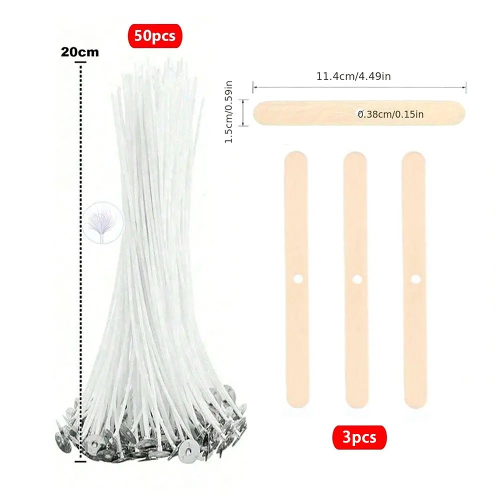Cotton Candle Wicks Set with Stand PureShop