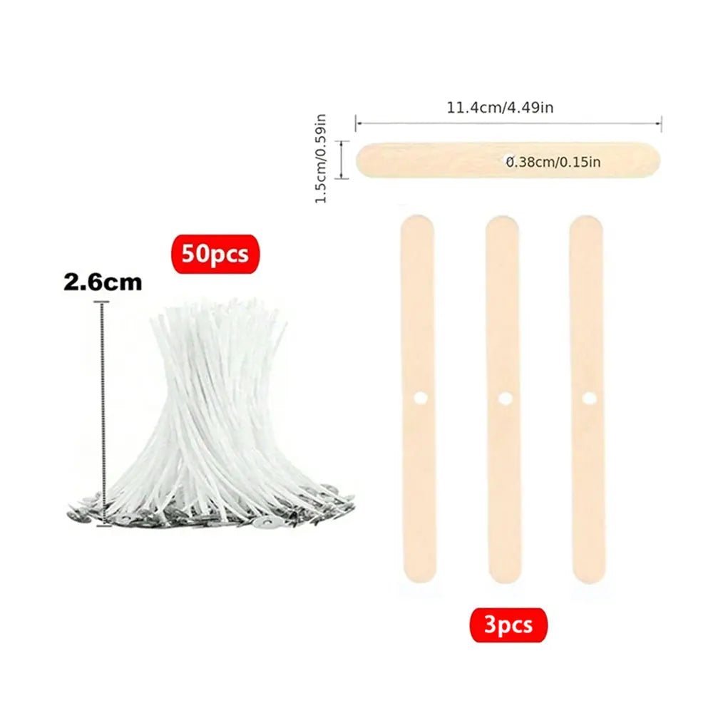 Cotton Candle Wicks Set with Stand PureShop
