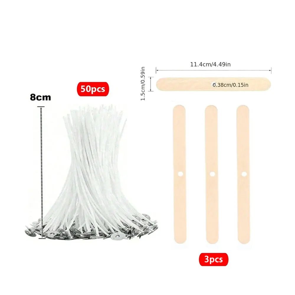 Cotton Candle Wicks Set with Stand PureShop