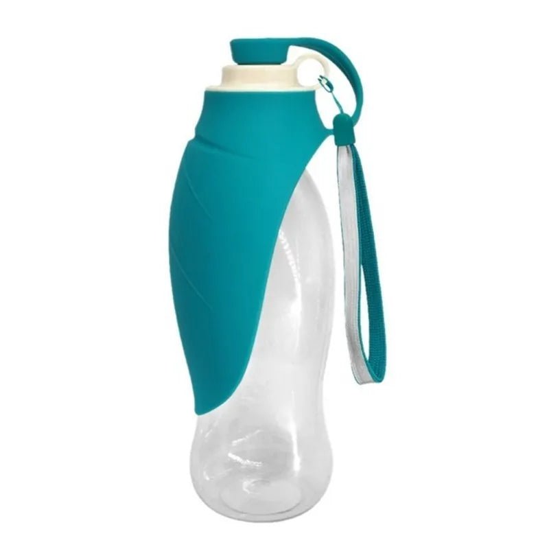 580ml Dog Water Bottle for Walking, Pet Water Dispenser Feeder Container Portable with Drinking Cup Bowl Outdoor Hiking, Travel - PureShop