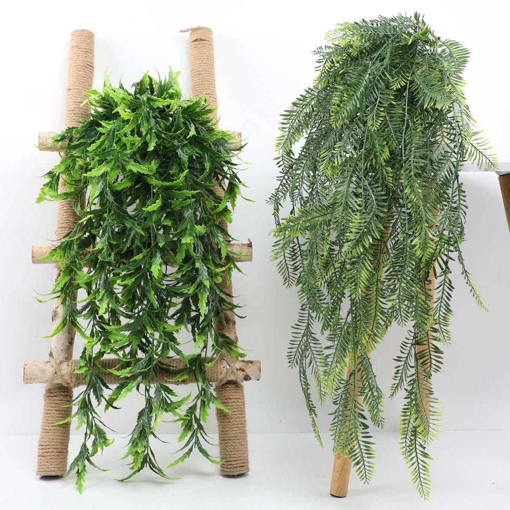 Persian Fern Leaves Hanging Plant Home Decor - PureShop
