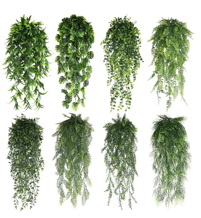 Persian Fern Leaves Hanging Plant Home Decor - PureShop