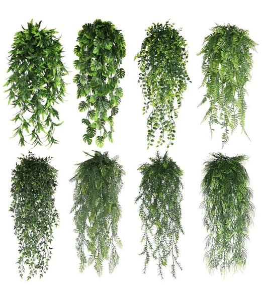 Persian Fern Leaves Hanging Plant Home Decor - PureShop
