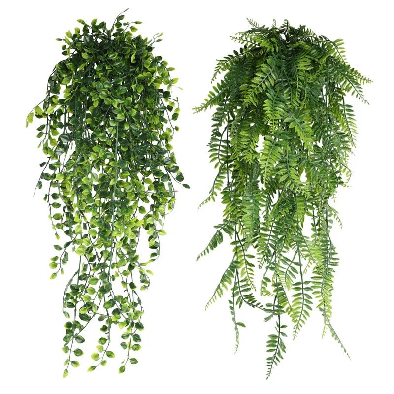 Persian Fern Leaves Hanging Plant Home Decor - PureShop