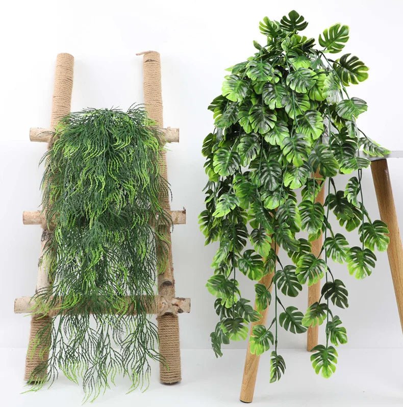 Persian Fern Leaves Hanging Plant Home Decor - PureShop
