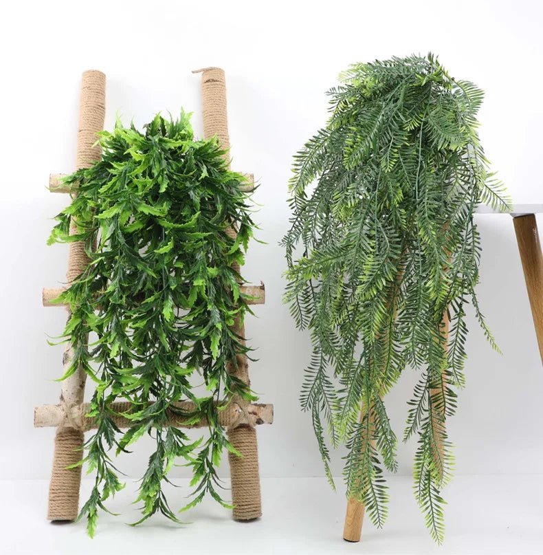 Persian Fern Leaves Hanging Plant Home Decor - PureShop