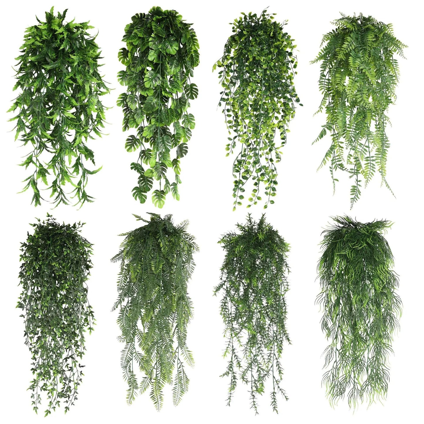 Persian Fern Leaves Hanging Plant Home Decor - PureShop