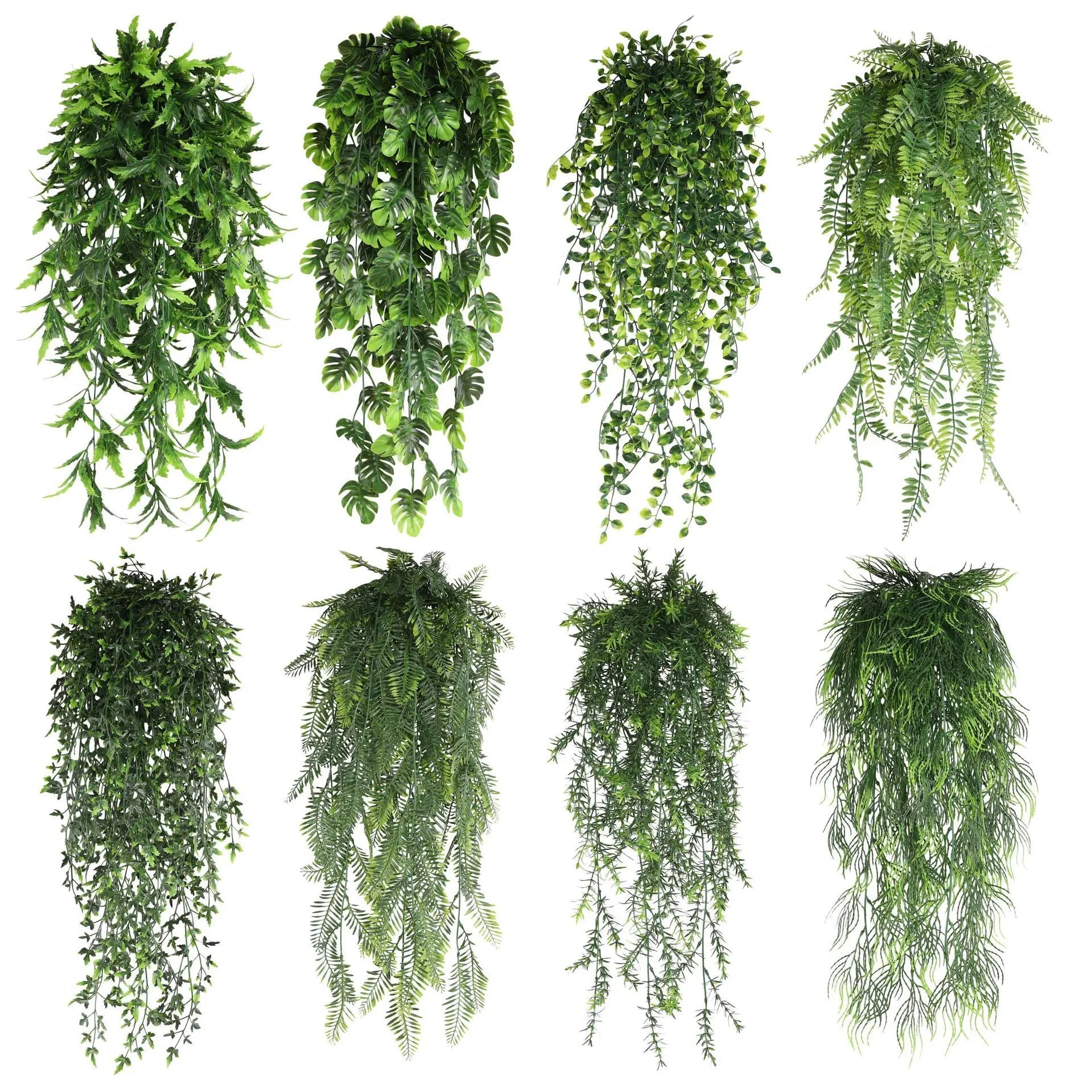 Persian Fern Leaves Hanging Plant Home Decor - PureShop
