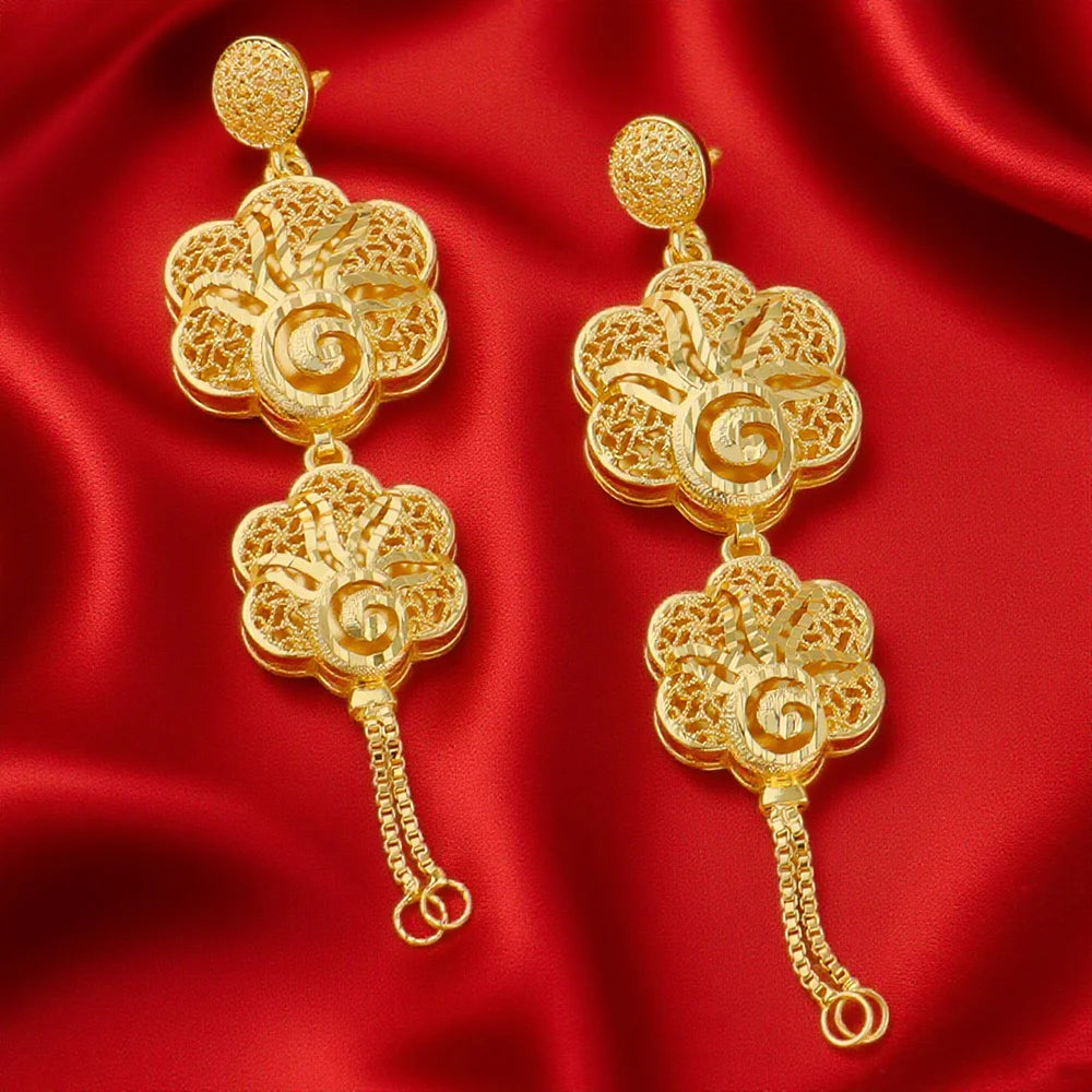 Luxury Earrings Necklace Jewelry Sets