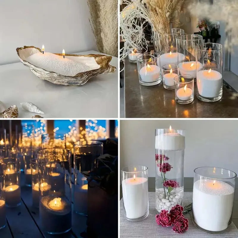 Sand Candle With Wicks, Refillable Wax Sand, DIY Candle Sand For Candle Making, Home Decor, Wedding, Halloween, Christmas, Party