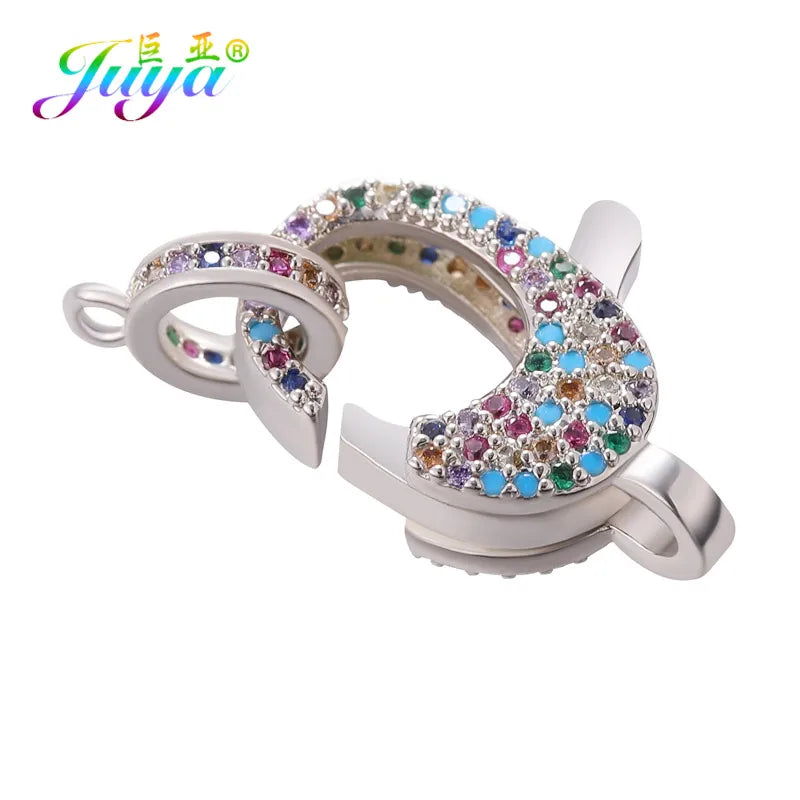 Juya 18K Real Gold Plated Lock Clasps Supplies